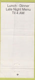 Matchbook Cover - Sounds of Buckhead Atlanta GA 30 Strike