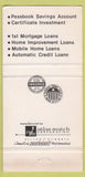 Matchbook Cover - The Homesteader Bank West Monroe Houston? 30 Strike