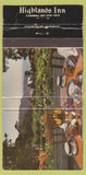 Matchbook Cover - Highlands Inn Carmel CA 30 Strike