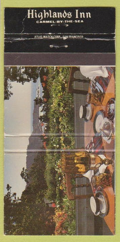 Matchbook Cover - Highlands Inn Carmel CA 30 Strike