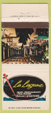 Matchbook Cover - La Lagune Restaurant Belgium 30 Strike