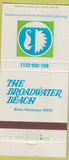 Matchbook Cover - Broadwater Beach Biloxi MS 30 Strike