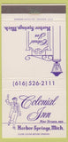 Matchbook Cover - Colonial Inn Harbor Springs MI 30 Strike