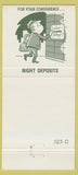 Matchbook Cover - Farmers Merchants Bank Columbus WI Friesland 30 Strike