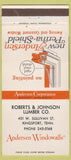 Matchbook Cover - Andersen Windows Roberts Lumber Kingsport TN 30 Strike