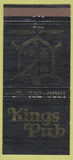 Matchbook Cover - Kings Pub Janesville WI 30 Strike