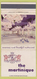 Matchbook Cover - The Martinique Restaurant Chicago IL WEAR 30 Strike
