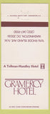 Matchbook Cover - Gramercy Hotel Washington DC 30 Strike