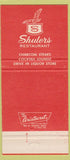 Matchbook Cover - Schulers Restaurant Clinton MD 30 Strike