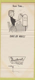 Matchbook Cover - Baraboo Federal Savings WI Portage 30 Strike