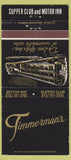 Matchbook Cover - Timmerman's Supper Club East Dubuque IL 30 Strike