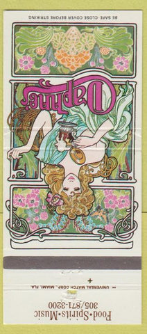 Matchbook Cover - Daphne's  Miami FL girlie 30 Strike