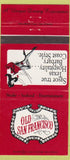 Matchbook Cover - Old San Francisco San Antonio Dallas TX girlie 30 Strike