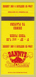 Matchbook Cover - Danny's Slot Country casino 30 Strike