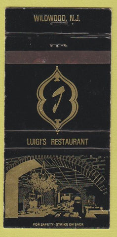 Matchbook Cover - Luigi's Restaurant Wildwood NJ 30 Strike