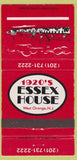 Matchbook Cover - 1920's Essex House West Orange NJ 30 Strike