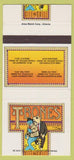 Matchbook Cover - Tbones Bar Grill Charleston SC Augusta GA 30 Strike
