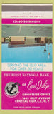 Matchbook Cover - First National Bank East Islip LI NY 30 Strike