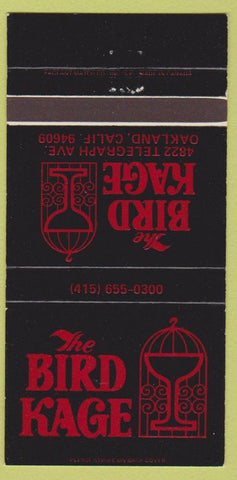 Matchbook Cover - The Bird Kage Oakland CA 30 Strike