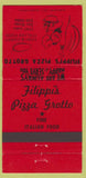 Matchbook Cover - Filippi's Pizza Grotto San Diego CA 30 Strike