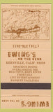 Matchbook Cover - Ewing's of the Kern Kernville CA 30 Strike