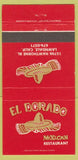 Matchbook Cover - El Dorado Mexican Restaurant Lawndale CA 30 Strike