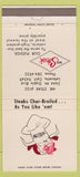 Matchbook Cover - Mr. Steak Lafayette CA 30 Strike