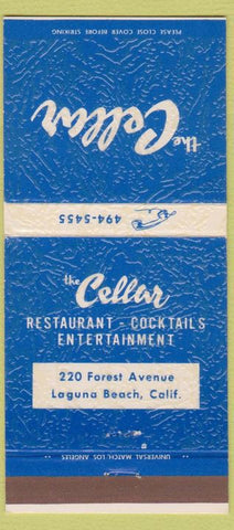 Matchbook Cover - The Cellar Laguna Beach CA 30 Strike