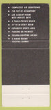 Matchbook Cover - The Carillon Hotel Miami FL 30 Strike