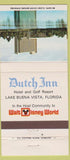 Matchbook Cover - Dutch Inn Walt Disney World 30 Strike
