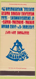 Matchbook Cover - Latitude 47 Seattle WA 30 Strike