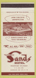 Matchbook Cover - Sands Motel Woodward OK 30 Strike