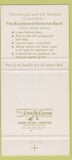 Matchbook Cover - Boulevard National Bank Denver CO 30 Strike