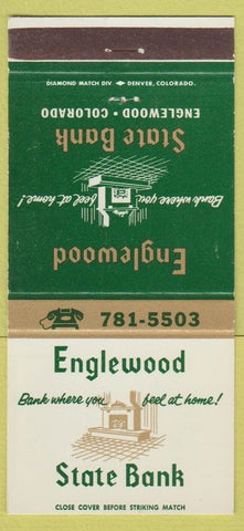 Matchbook Cover - Englewood State Bank CO 30 Strike