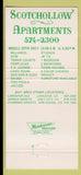 Matchbook Cover - Scotchollow Apartments San Mateo CA 30 Strike