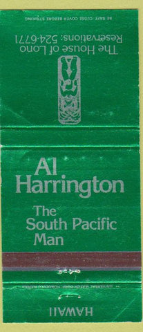 Matchbook Cover - Polynesian Palace Hawaii HI tiki 30 Strike
