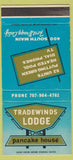 Matchbook Cover - Tradewinds Lodge Pancakes Fort Bragg CA 30 Strike
