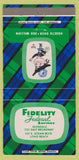 Matchbook Cover - Fidelity Federal Savings Glendale Long Beach CA 30 Strike