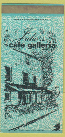 Matchbook Cover - Julio's Cafe Galleria Hollywood CA 30 Strike