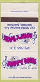 Matchbook Cover - Happy Daze Glendale CA 30 Strike