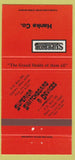 Matchbook Cover - Superior Switchboard Devices Canton OH Paris TX 30 Strike