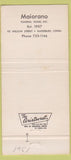 Matchbook Cover - Maiorano Funeral Home Waterbury CT WEAR 30 Strike