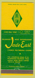 Matchbook Cover - Jade East Chinese Restaurant Wilmington DE 30 Strike