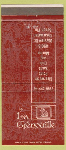 Matchbook Cover - La Grenouille Clearwater Beach FL 30 Strike