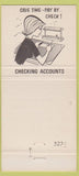 Matchbook Cover - First National Bank Trust Waynesboro PA 30 Strike