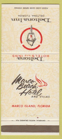Matchbook Cover - Deltona Inn FL Marco Island 30 Strike