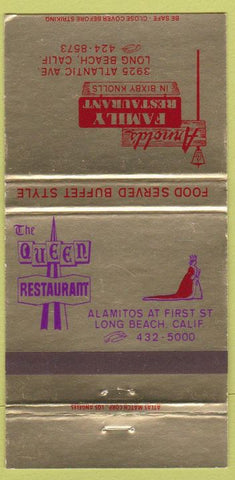 Matchbook Cover - Arnold's Family Restaurant Long Beach CA 30 Strike