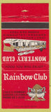Matchbook Cover - Monterey Club Gardena CA Reno NV Primadonna 30 Strike