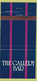 Matchbook Cover - Gallery Bar Kensington London UK 30 Strike