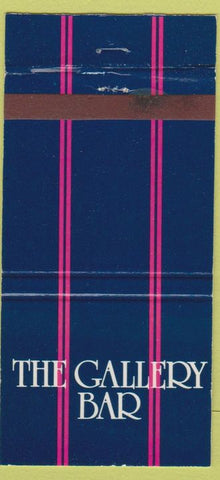 Matchbook Cover - Gallery Bar Kensington London UK 30 Strike